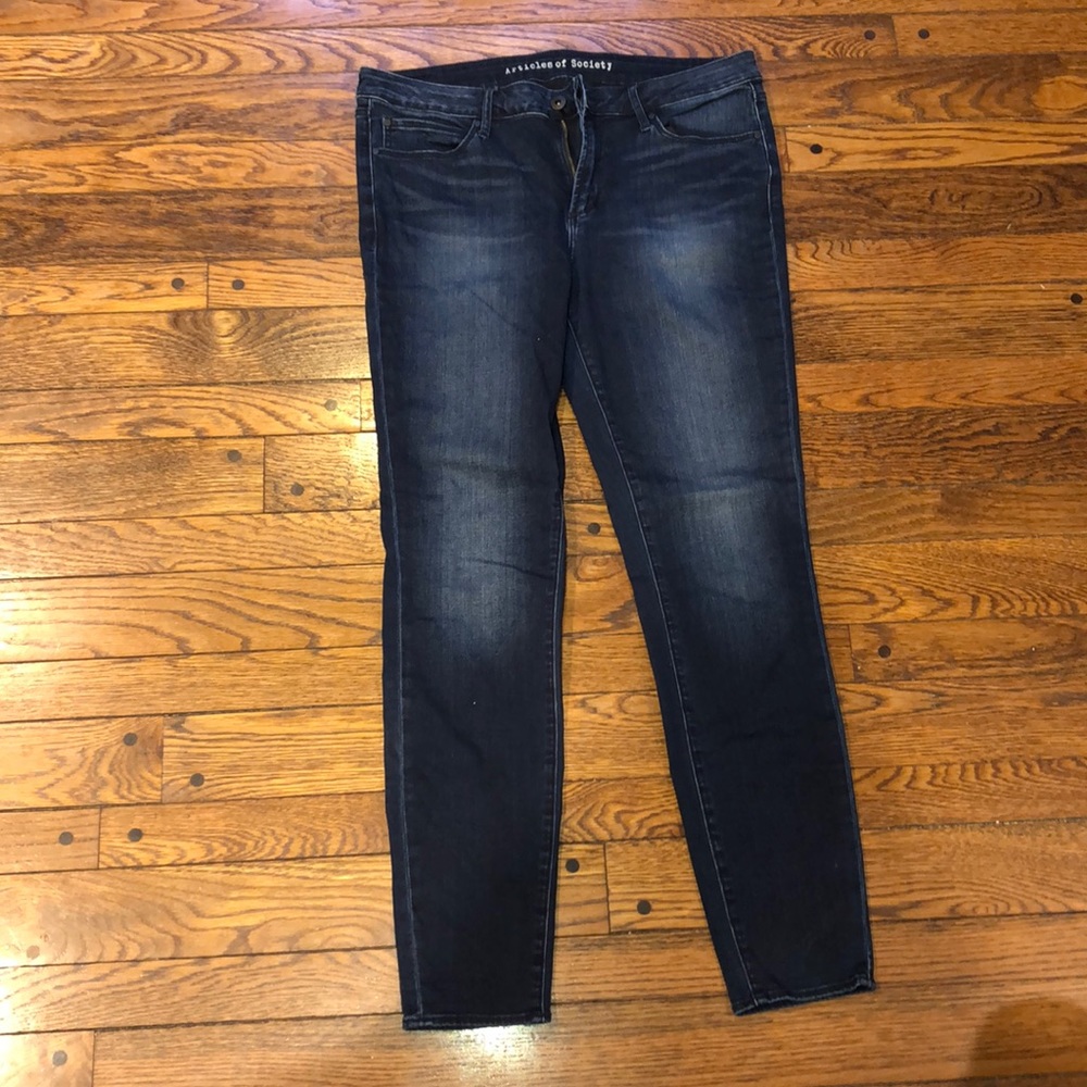 Articles of Society Dark Wash Skinny Jeans